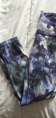 lululemon athletica Navy & Teal Tie-Dye Leggings